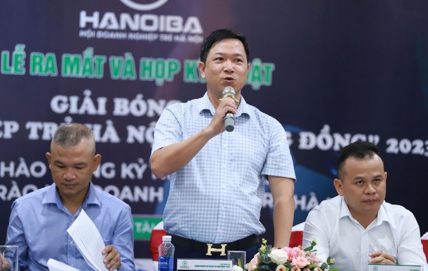 Launching ceremony of Hanoi Young Business Football Tournament `For the Community` 2023 3