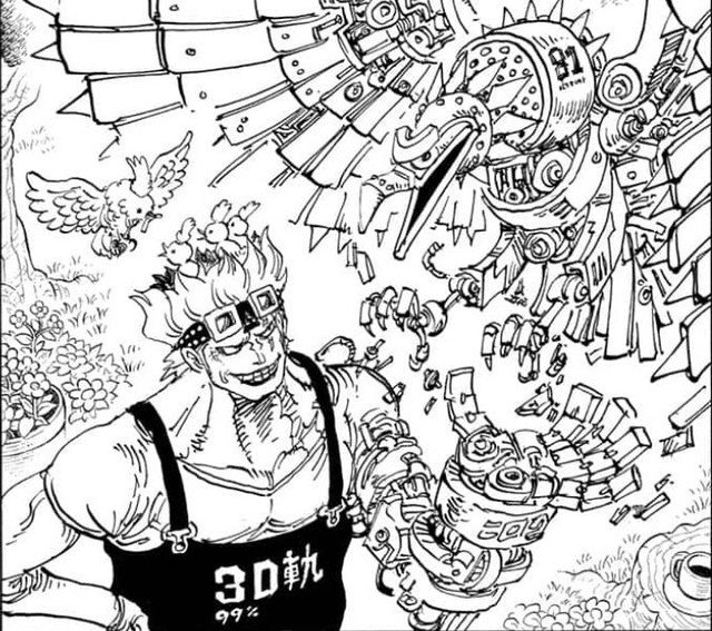 Let's look at interesting details in One Piece chapter 1012: Nine Red Bao split up, where did Denjiro go? 1