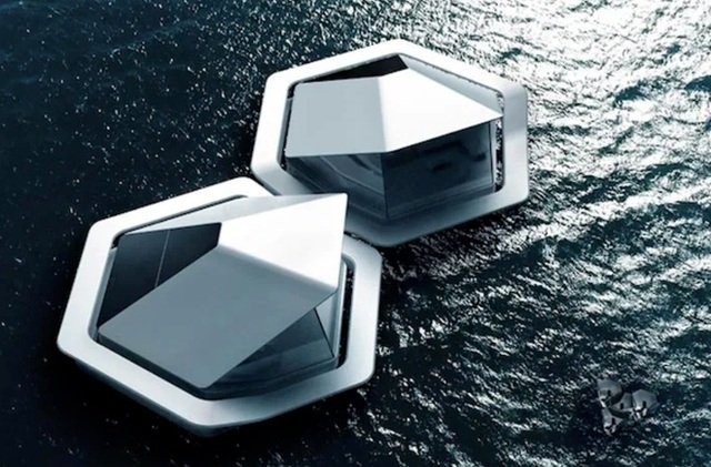 Sony's 'Tokyo 2050' housing concept envisions people living on floating shells at sea 1